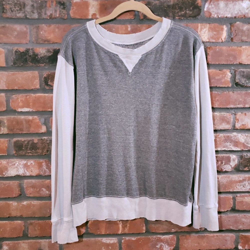 Current/Elliott The Stadium Distressed Sweatshirt